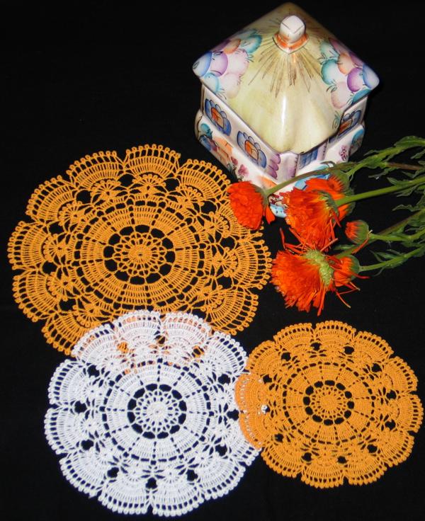 Large Table Doily Free Crochet Pattern - KarensVariety.com
