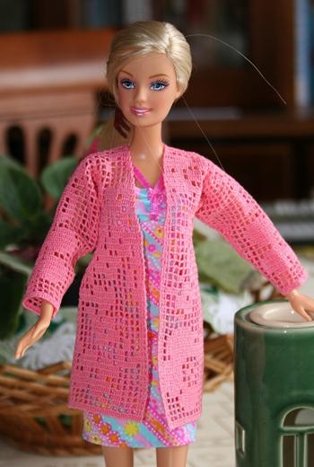 Barbie doll clothes  Butterfly sweater for Barbie doll