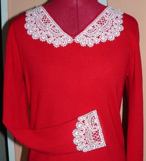 Advanced Embroidery Designs - Freestanding Battenberg Lace Collar