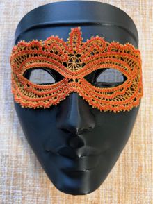 Freestanding Battenberg Lace Mask