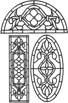 One-Color Stained Glass Set