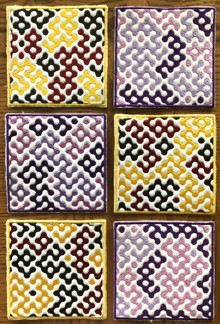 Art Nouveau Chainlink Coasters In-the-Hoop (ITH)