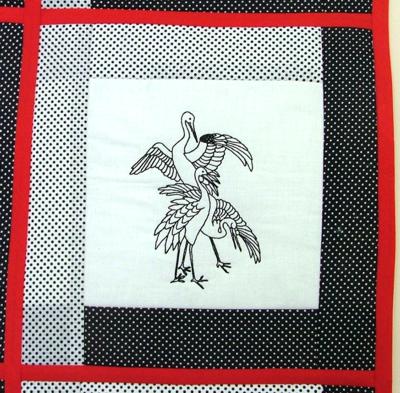 Japanese-Style Lap Quilt or Wall Hanging image 12