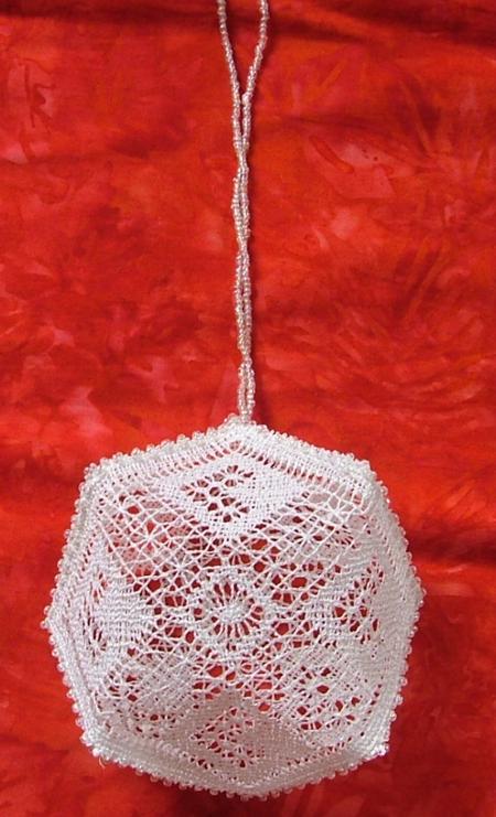 Free-Standing Bobbin Lace Square image 2