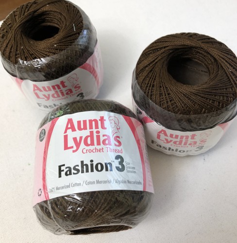 Aunt Lydia's cotton thread for crochet #3.