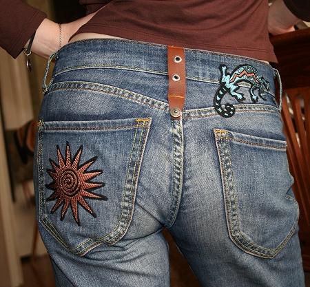 Embroidered Jeans - Advanced Embroidery Designs